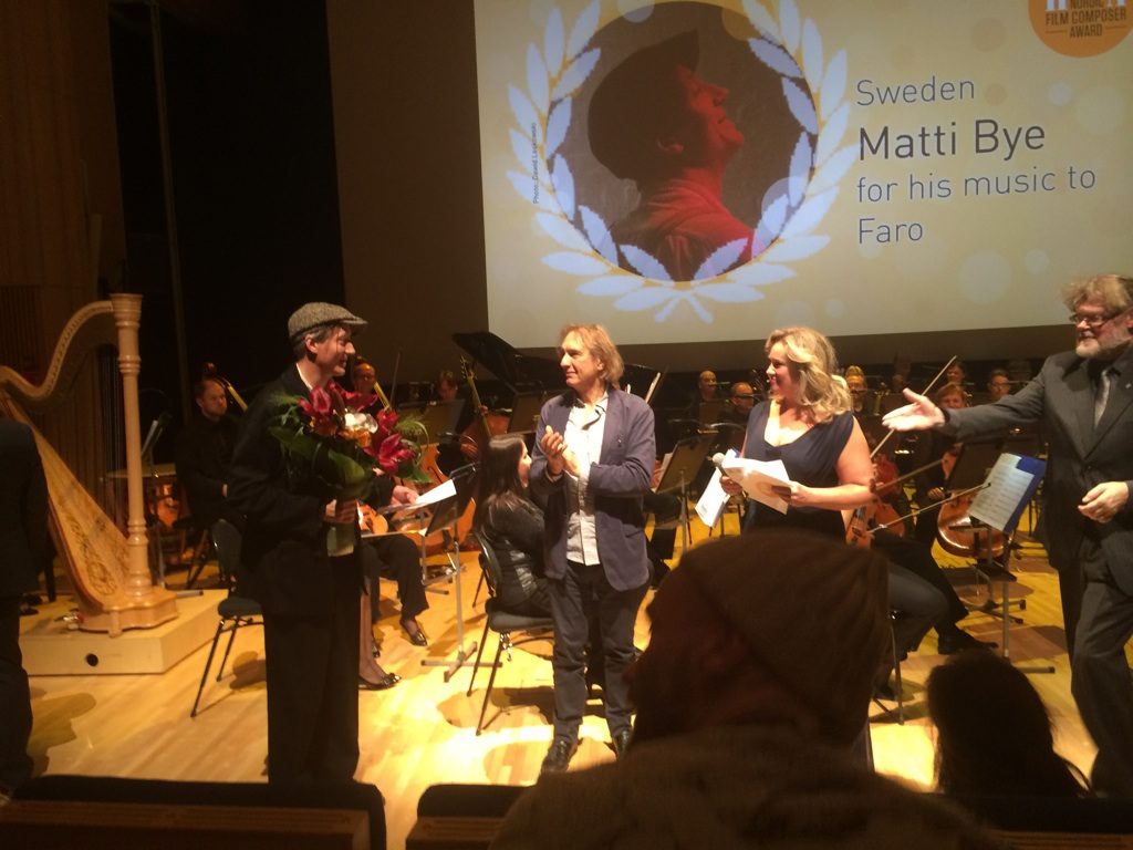 Matti Bye vann nordiska filmmusikpriset Harpa 2014